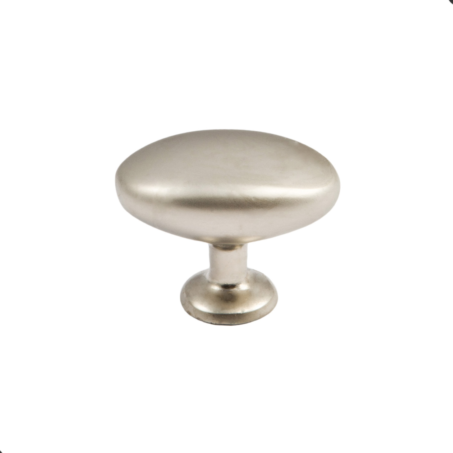 Furniture handle met button GP09 satin AKS - Image 1