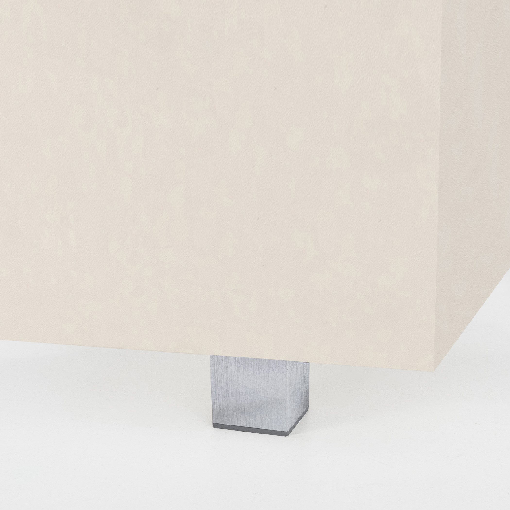 Furniture support aluminum DAKP-27 h60 with adjustable polished steel AKS - Image 3