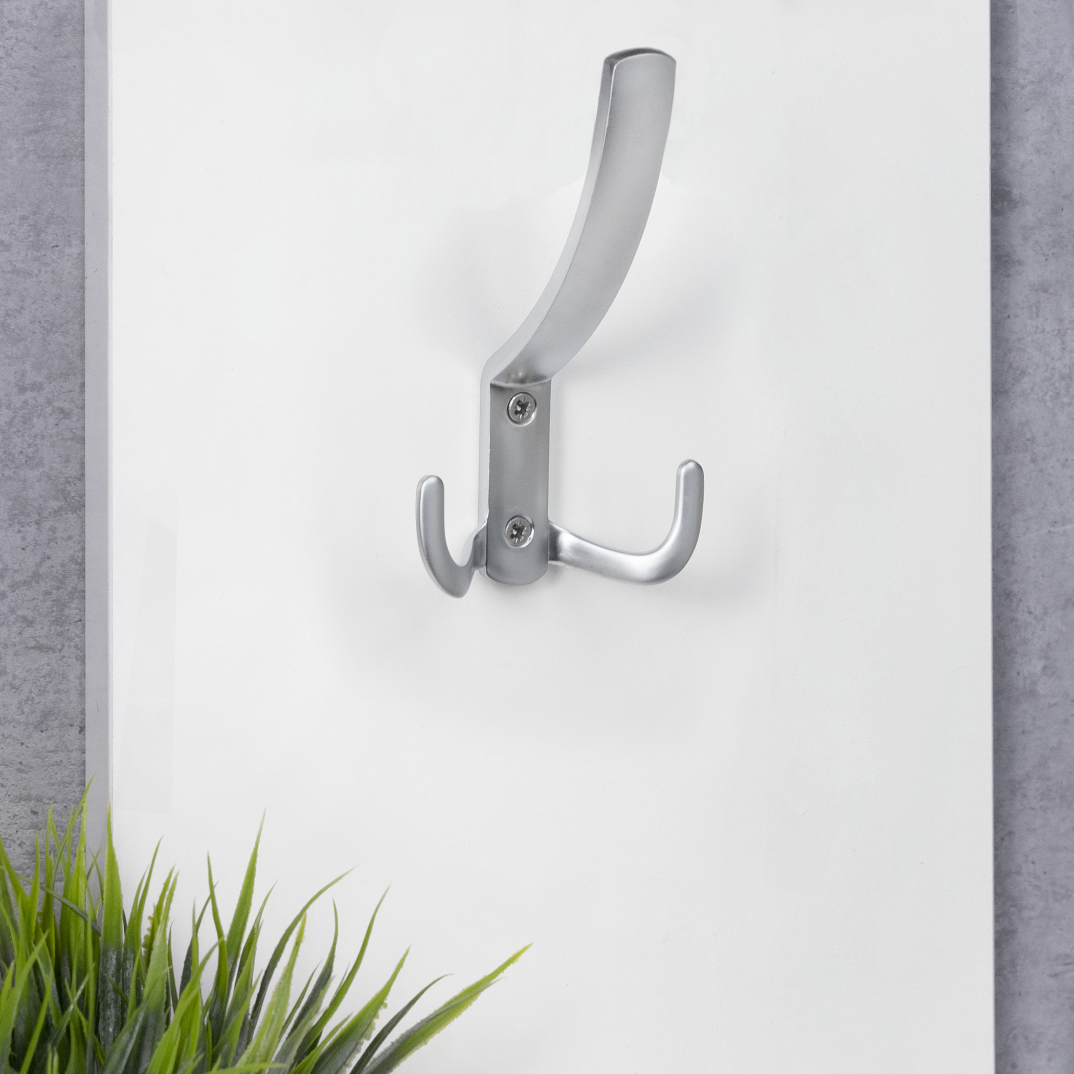 Furniture hook three-horn met. WP14 matt chrome GRIDLI - Image 4