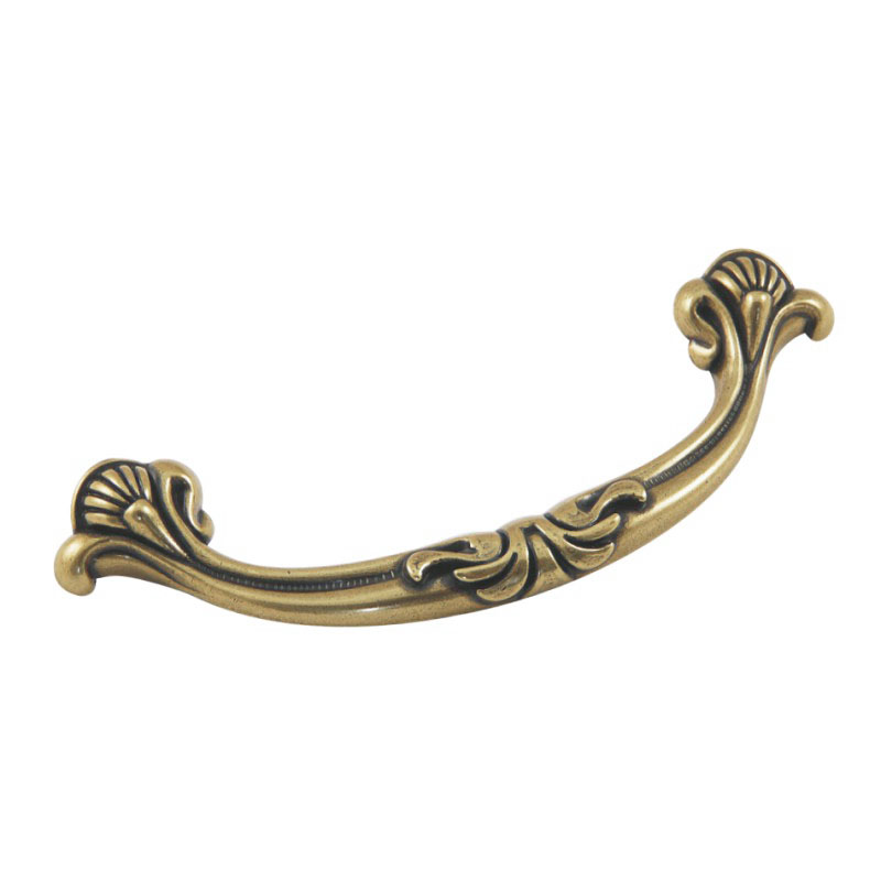 Furniture handle bracket met. LIRA 96 old gold, AKS