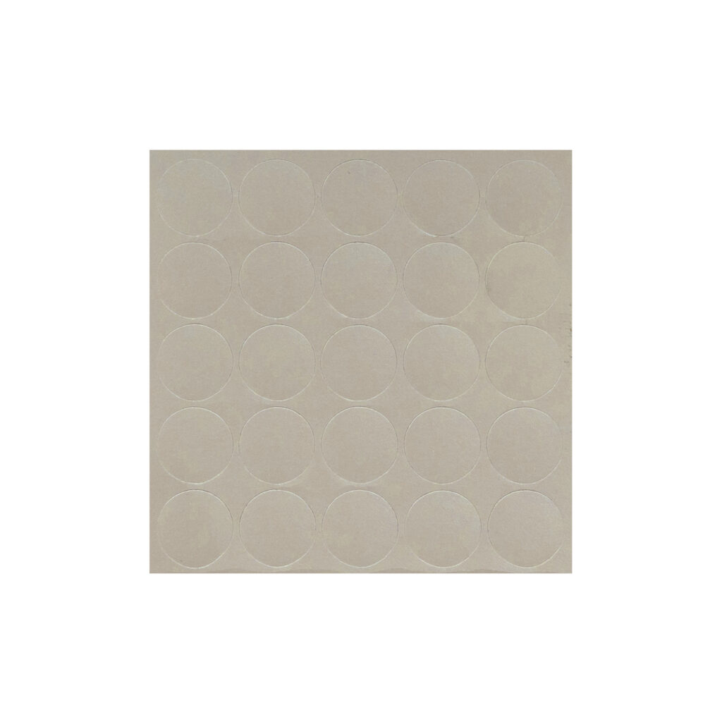 Self-adhering plug to the cappuccino eccentric (20098) FOLMAG (sheet-28 pcs.)