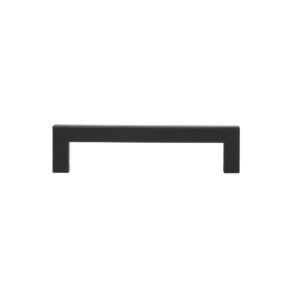 Furniture handle bracket met. BASE 128, matte black, AKS - Image 3