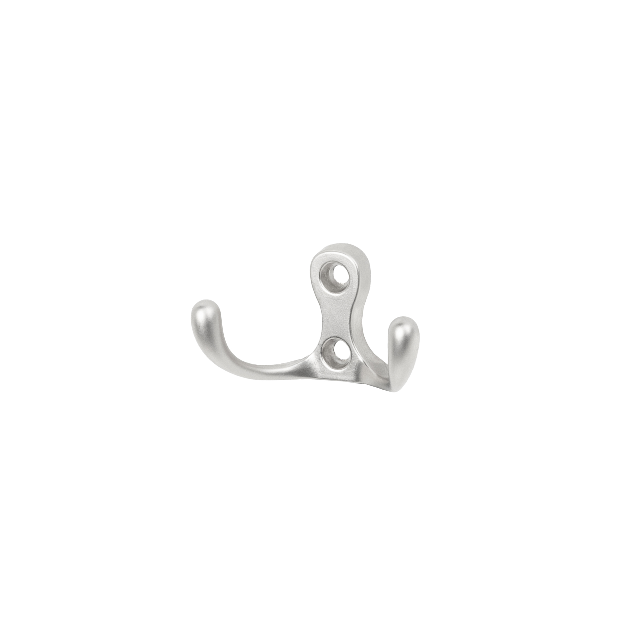 Furniture hook two-horn met. WP19 matte chrome GRIDLI - Image 1