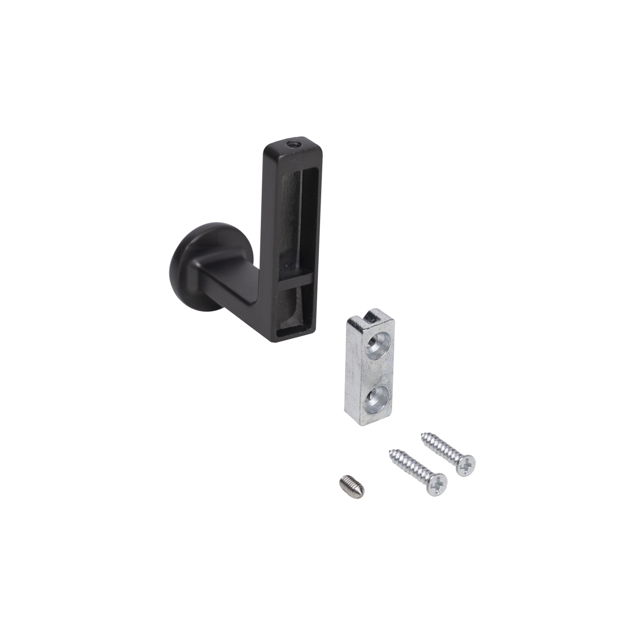 ავეჯის  კაუჭი. KING, შავი არა პრიალა. AKS - Image 5