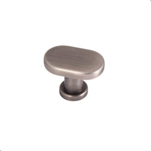 Furniture handle met button GRAND brushed nickel, AKS - Image 1