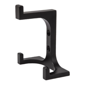 Furniture hook three-horn met. TRITON black matte AKS - Image 1