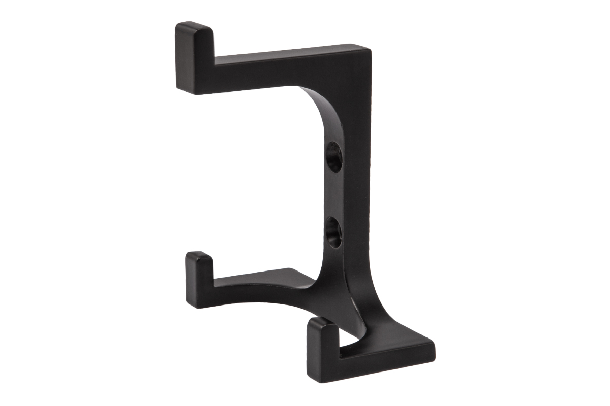 Furniture hook three-horn met. TRITON black matte AKS - Image 1