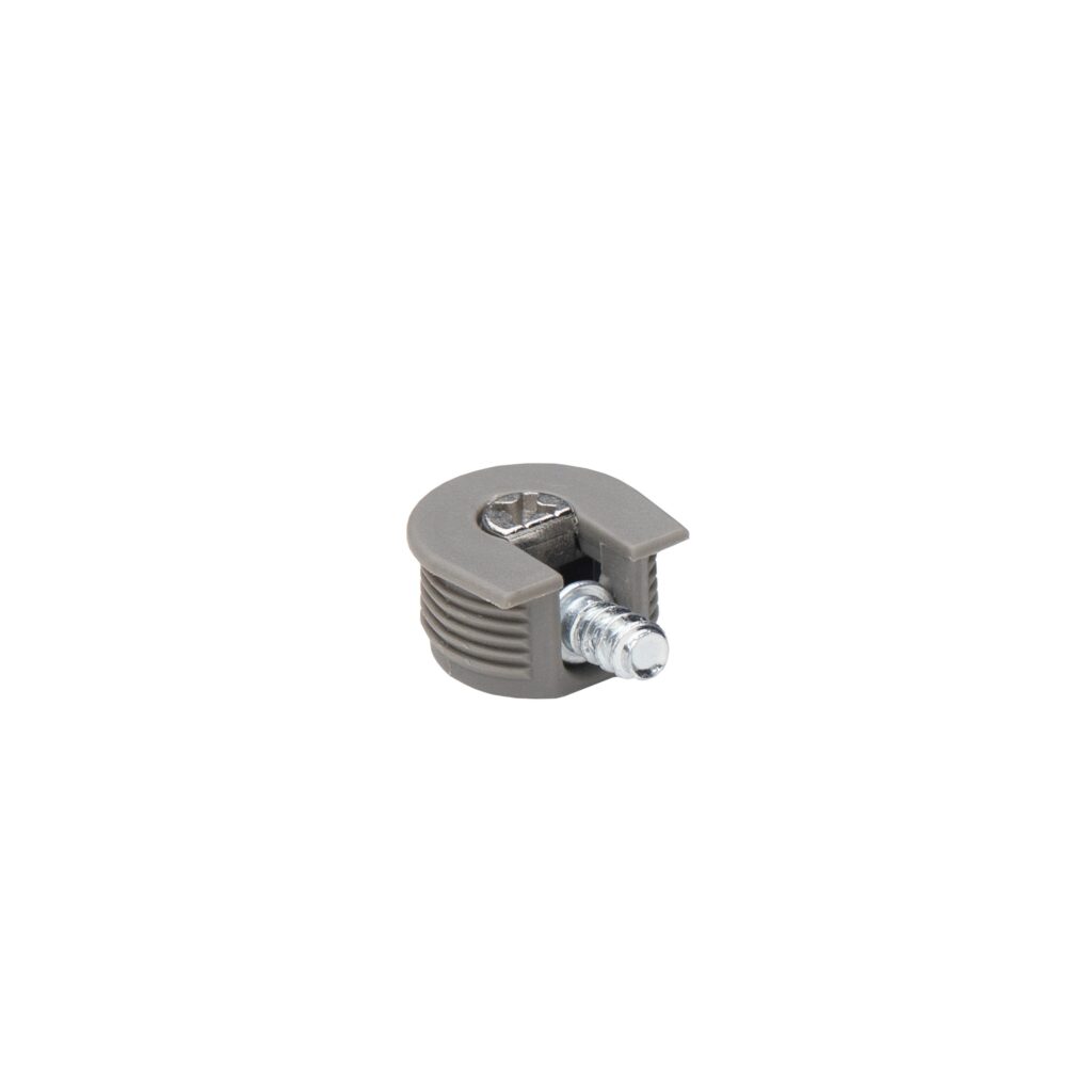 Quick installation eccentric coupler 20 mm gray + rod 6*7mm (pack/0.2 thousand pcs) GRIDLI