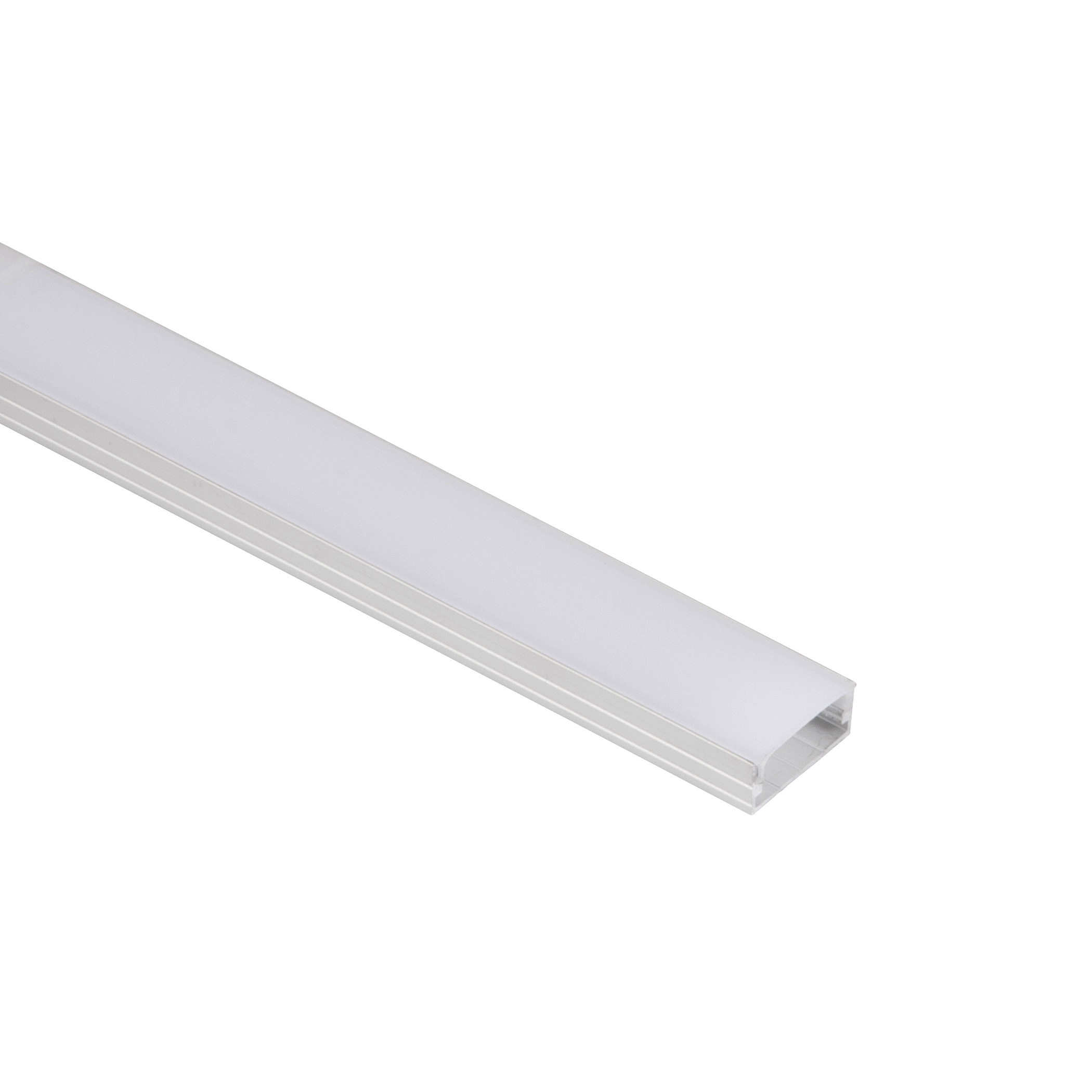 Aluminum profile SIRIUS-1407S with screen, aluminum color, 3m, AKS - Image 1