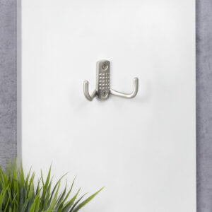 Furniture hook two-horn met. WP12 satin GRIDLI - Image 4