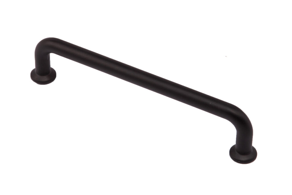 Furniture handle bracket met. LOFT 192 matte black, AKS