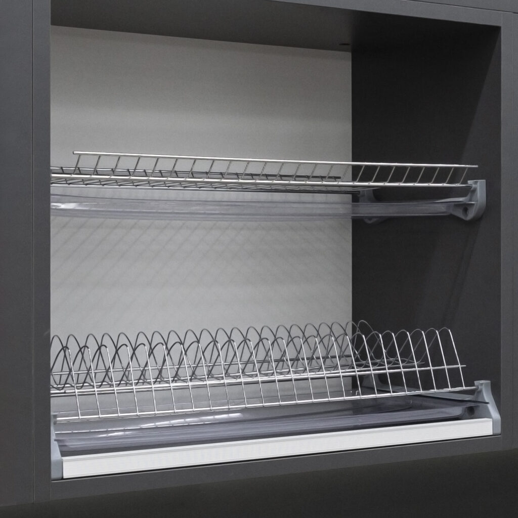 Dish drainer 500 with profile, chrome GRIDLI