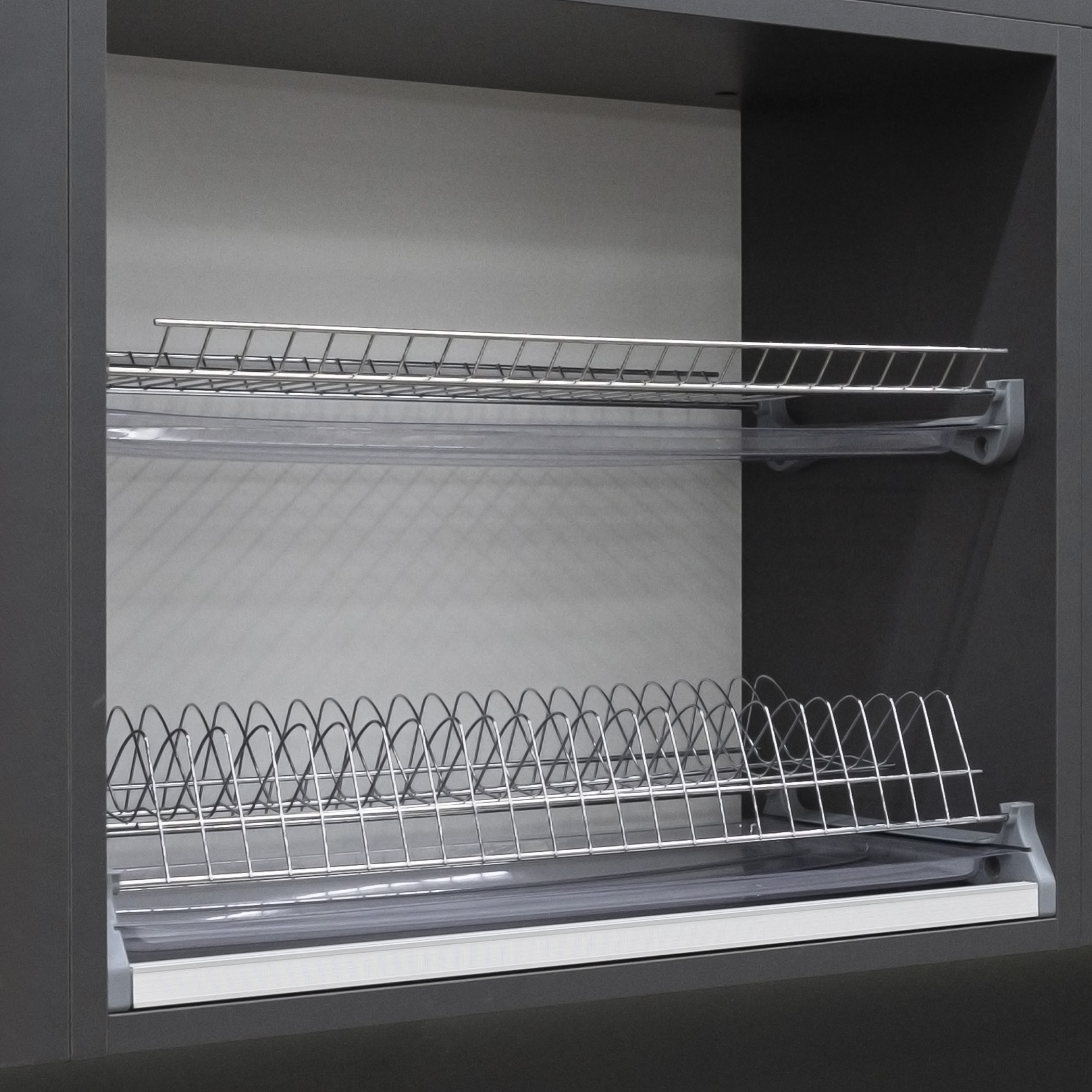 Dish drainer 500 with profile, chrome GRIDLI - Image 3