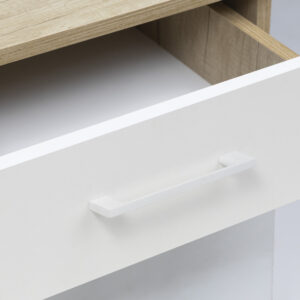 Furniture handle bracket met. AK705 192 white matt, AKS - Image 5