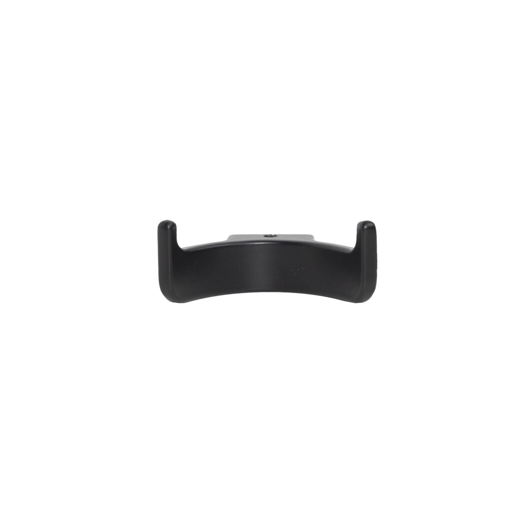 Furniture hook two-horn met. BAR black matte AKS