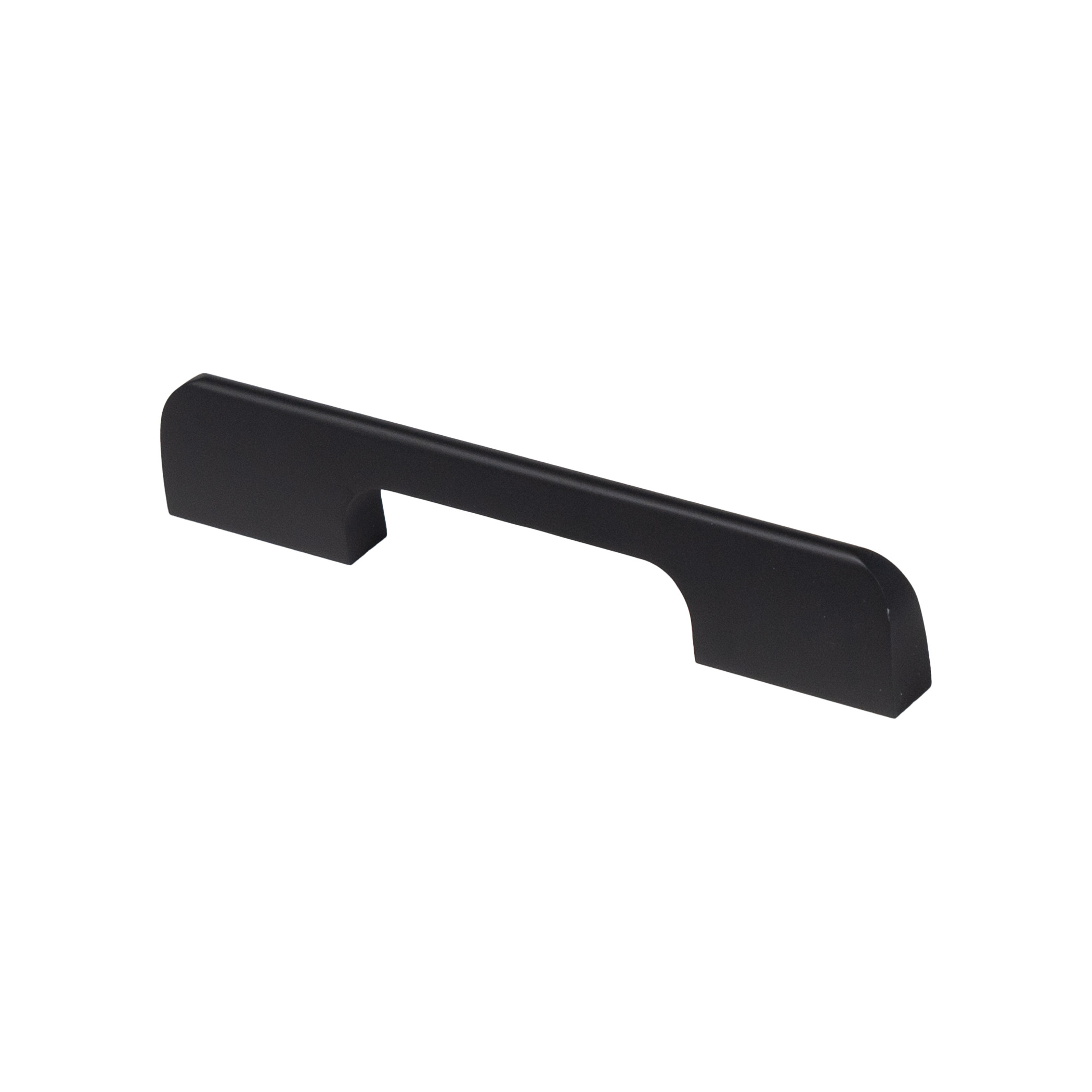 Furniture handle aluminum bracket ORION 128/148 matte black, AKS - Image 1