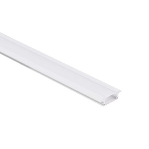 Aluminum mortise profile LIRA-1707 with screen, white, 3m, AKS - Image 1