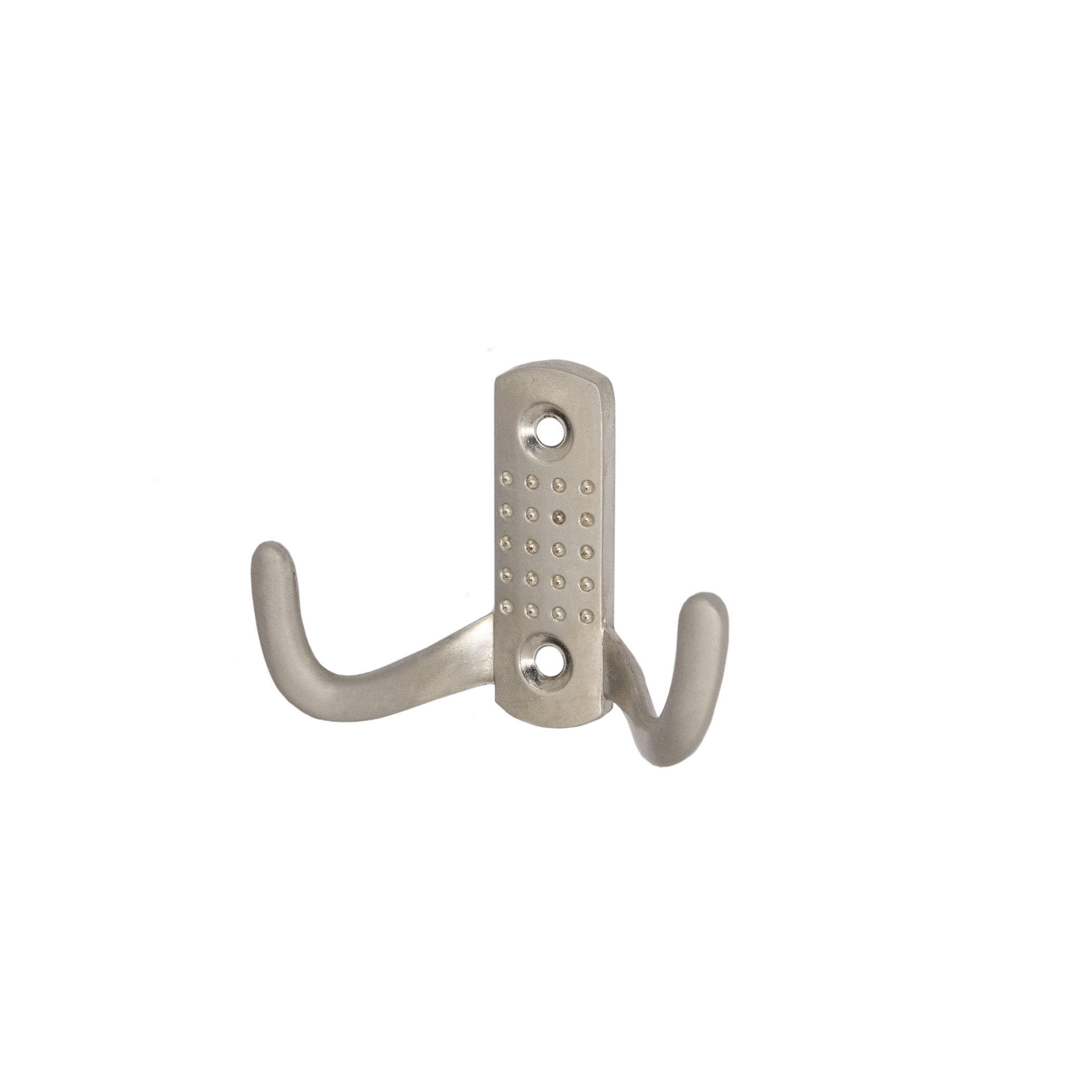 Furniture hook two-horn met. WP12 satin GRIDLI - Image 1