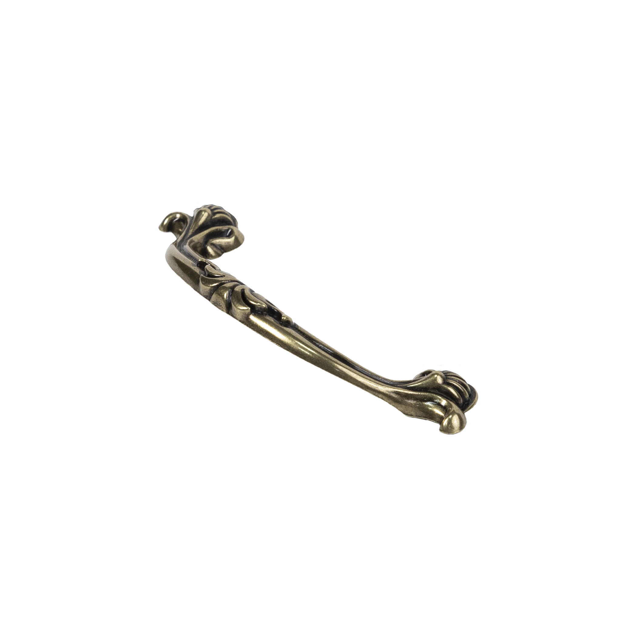Furniture handle bracket met. LIRA 96 old gold, AKS - Image 3