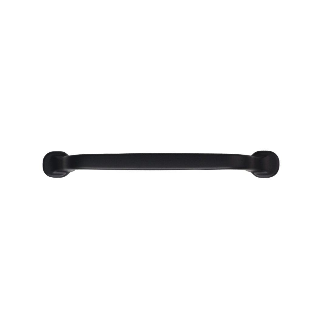 Furniture handle bracket met. EIVIND 160 black, AKS