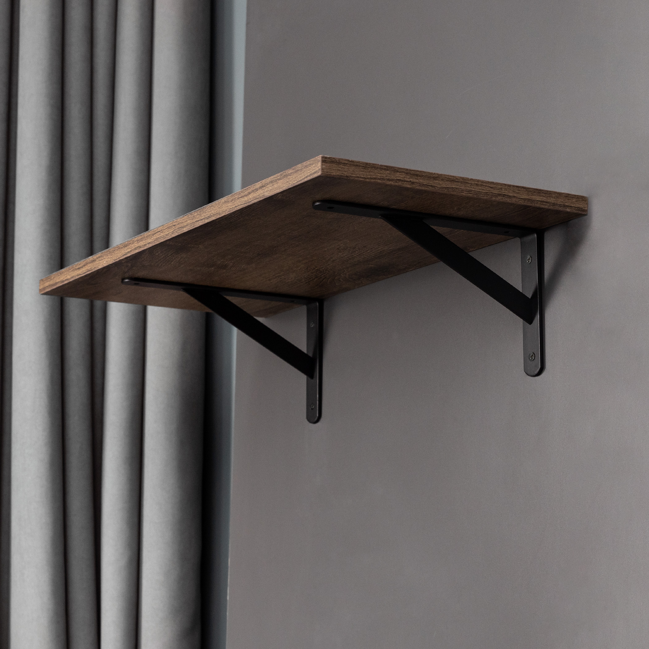 Shelf holder met. LINE 250*150*30*4, black AKS - Image 3