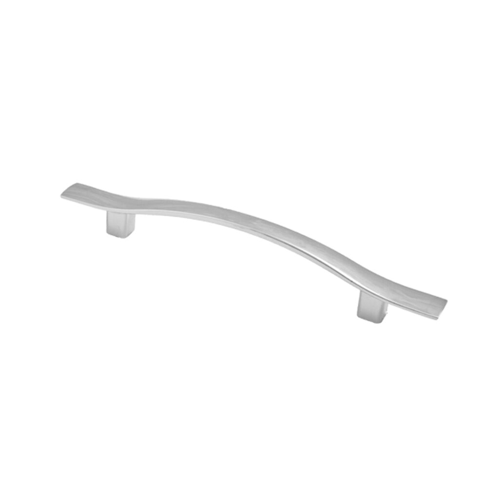 Furniture handle bracket met. UN06 96 chrome GRIDLI