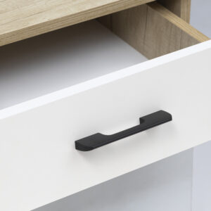 Furniture handle aluminum bracket ORION 128/148 matte black, AKS - Image 5