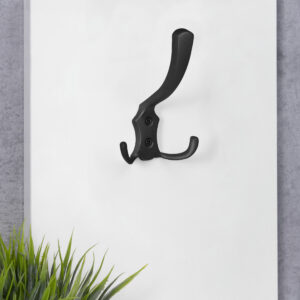 Furniture hook three-horn met. WP59 black matte GRIDLI - Image 3