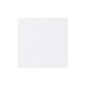 Self-adhesive plug to the eccentric white shagreen (20322) FOLMAG (sheet-28 pcs.) - Image 1