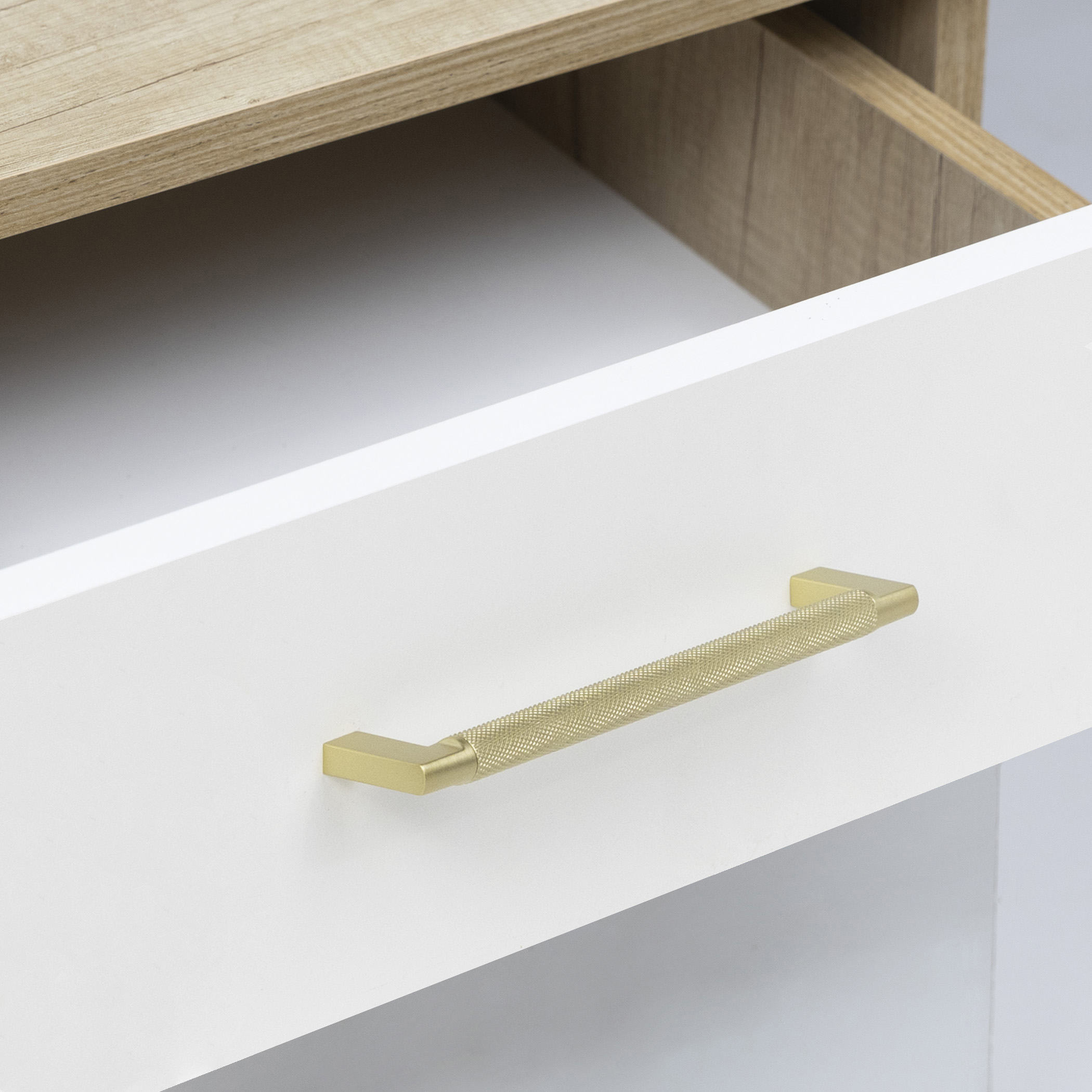 Furniture handle bracket met. MUSE 192 brushed gold, AKS - Image 5