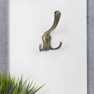 Furniture hook three-horn met. WP59 old gold GRIDLI - Image 3